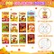 24 Coloring Books for Kids Party Favors: Bulk 24 Crayons Mini Coloring Books for Kids Ages 4-8 Birthday Goodie Bags Stuffers Toddlers Return Gifts Classroom Prizes Teacher Crafts (Thanksgiving)